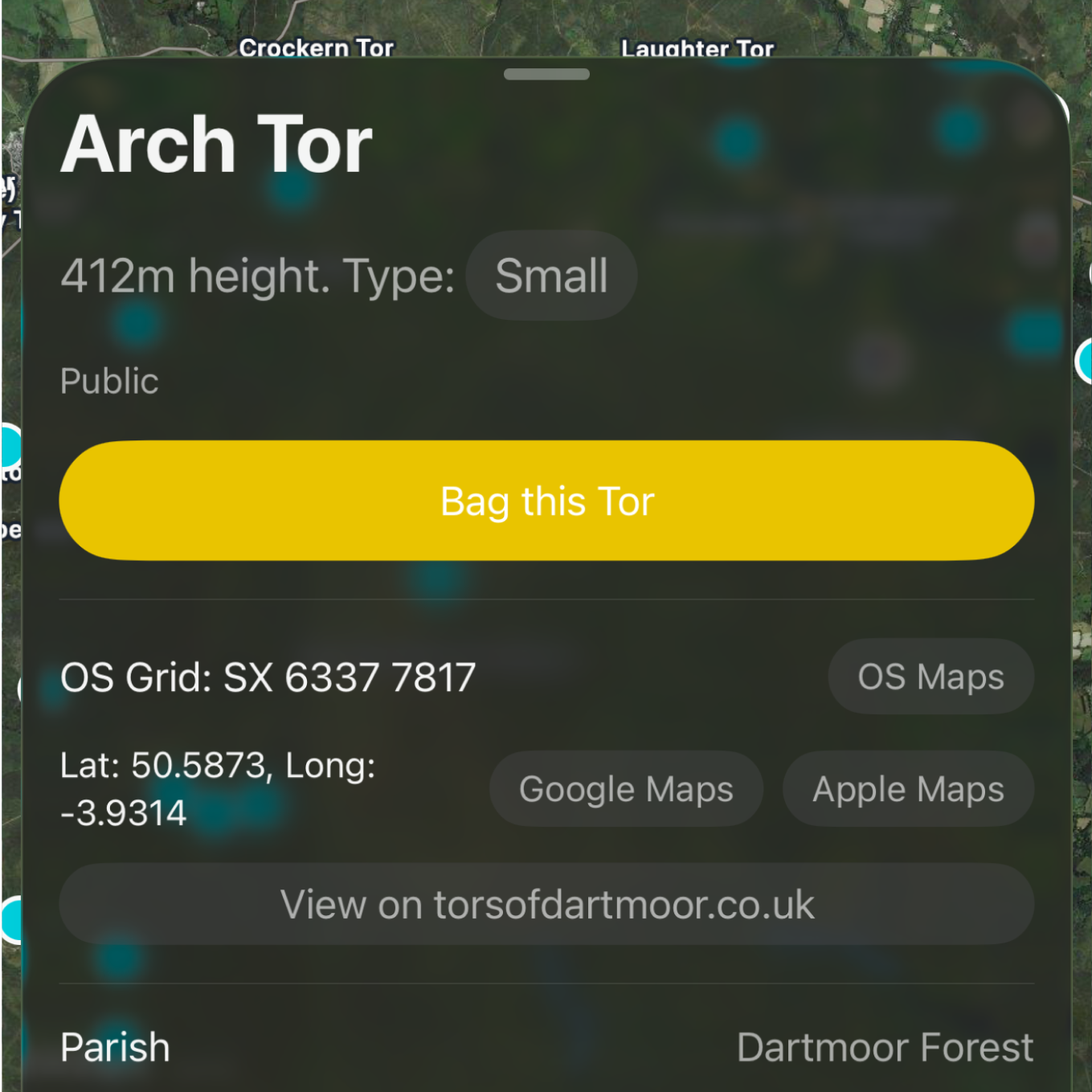 Tor details